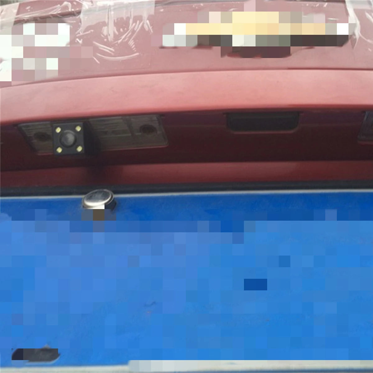 Soporte de cámara trasera de coche, luces de matrícula, carcasa para Chevrolet Aveo Lacetti Captiva Orlando Epica Cruze Takuma