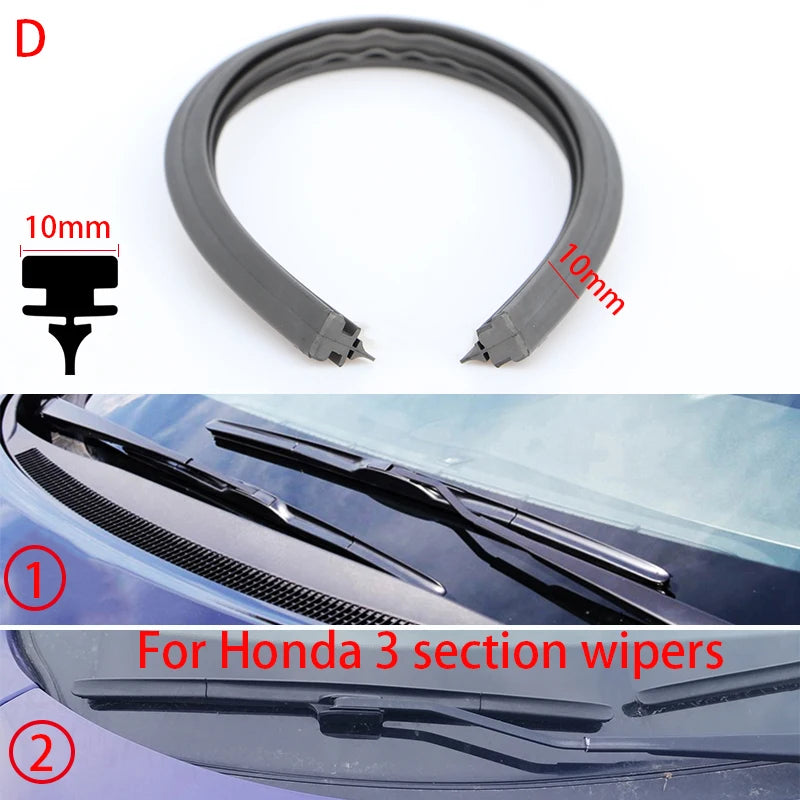 1x recambio de tira de goma para limpiaparabrisas para infiniti q50 qx50 fx fx35 fx37 accesorios de limpiaparabrisas de coche
