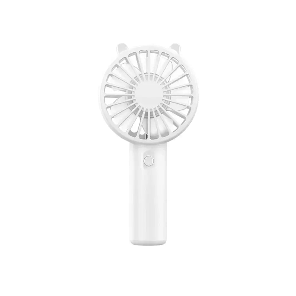 Mini Ventilador de Mano Recargable por USB, Ventilador de Refrigeración Portátil Silencioso para Maquillaje, Extensión de Pestañas, Escritorio y Uso en Exteriores