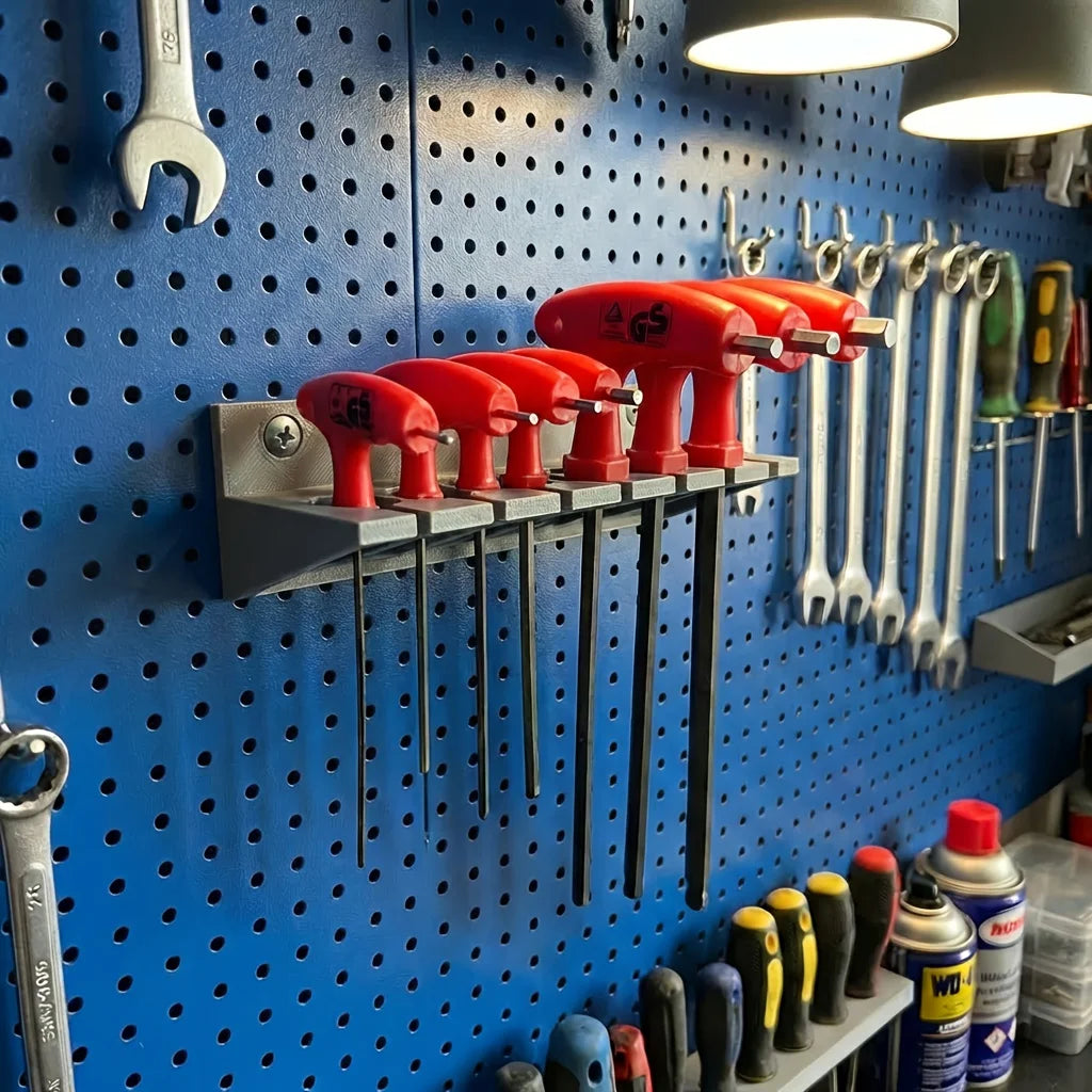 Organizador de herramientas de pared para destornilladores