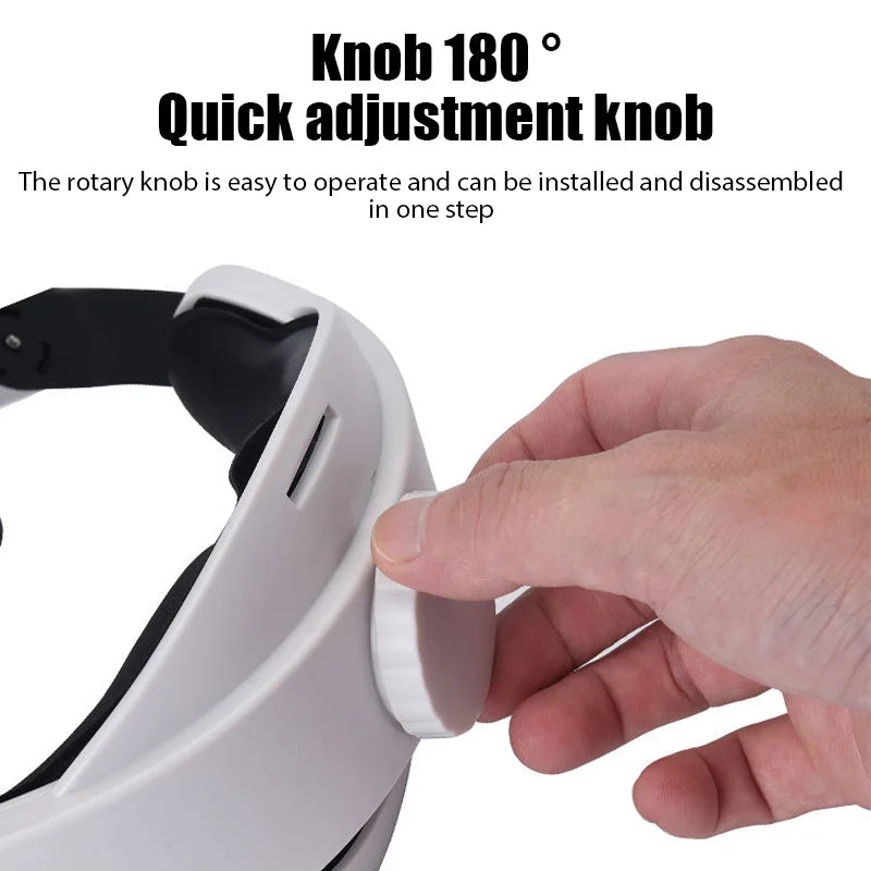 Correa para la cabeza ajustable para gafas Oculus Quest 2 VR, accesorios para la cabeza ajustables, cómodos y reemplazables