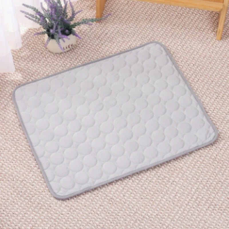 Alfombra refrescante para perros, cama fría para mascotas de verano, extra grande para perros pequeños y grandes, accesorios para mascotas, manta duradera para gatos, sofá, manta de hielo para gatos