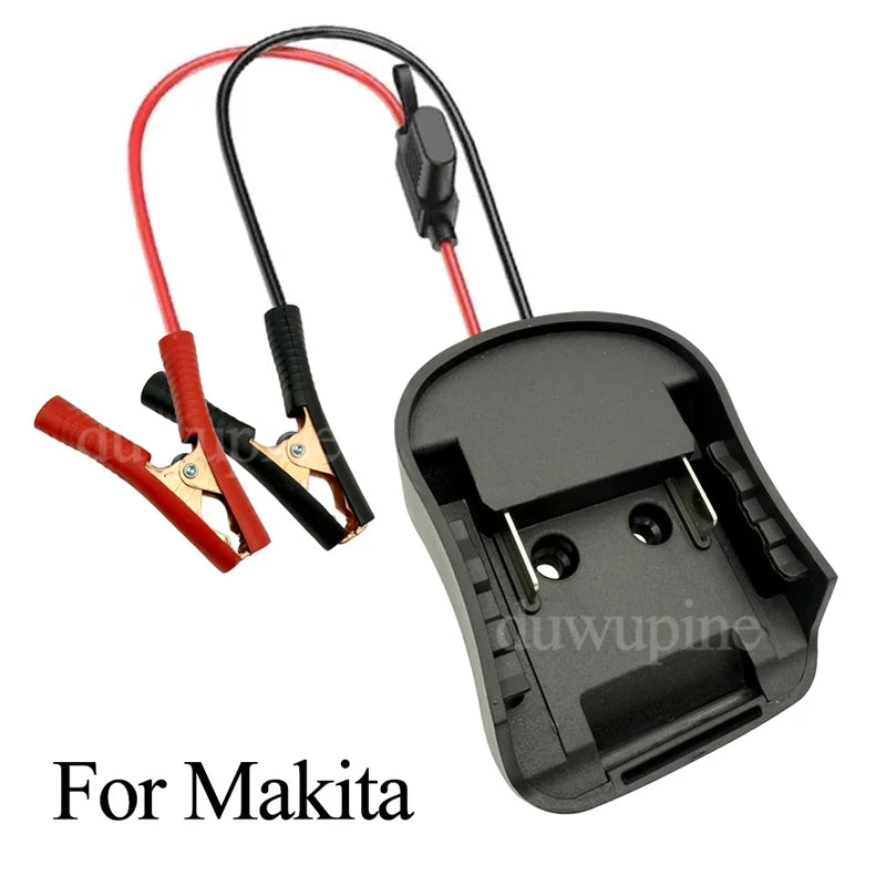 Adaptador de arranque para coche 18V compatible con baterías Makita Milwaukee Dewalt
