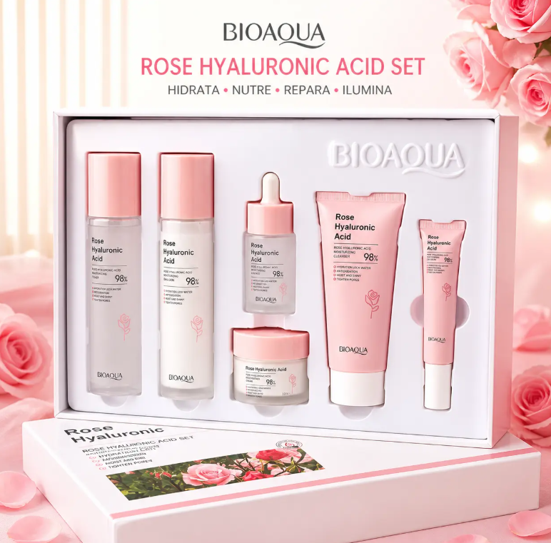 BIOAQUA SET ROSE HYALURONIC ACID