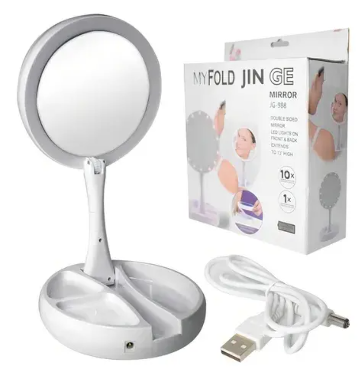 ESPEJO LED PLEGABLE