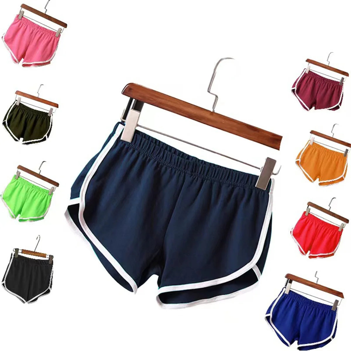 Pantalones Cortos Deportivos para Mujer, Casuales, para Fitness, Ciclismo, Running, Finos, Antideslizantes, para Gimnasio, Yoga