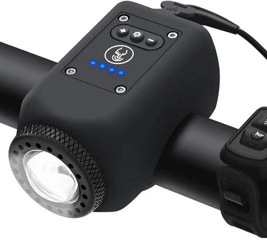 BOCINA CON LUZ PARA BICICLETA