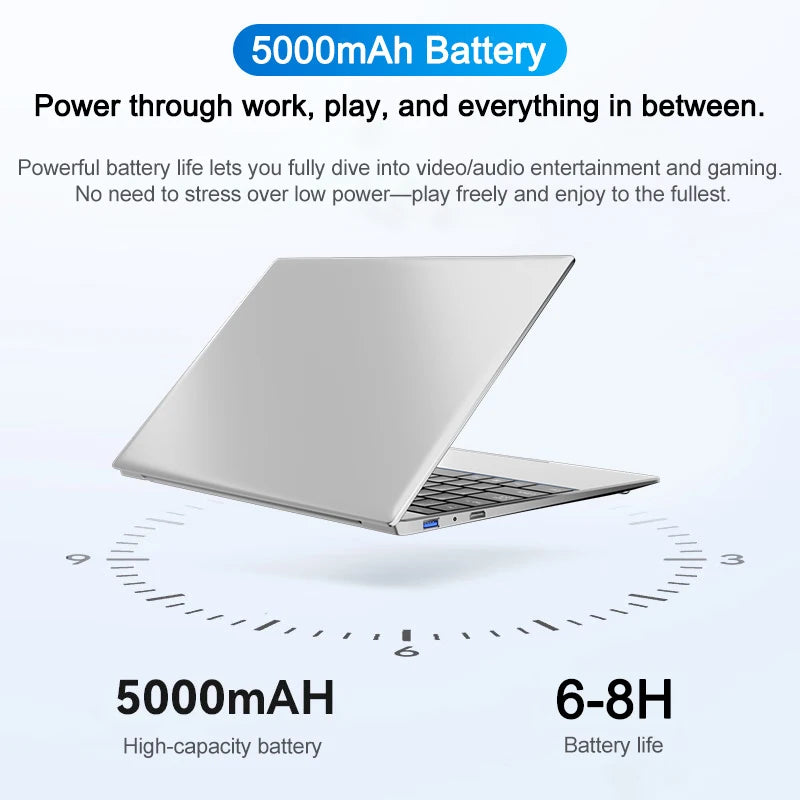 LENO Ultra Slim Laptop de 14.1 pulgadas Intel Core i7 8650U 32GB 2TB Windows 11 Pro Computadora para juegos PC Gamer Notebook de oficina 1920*1080 HD