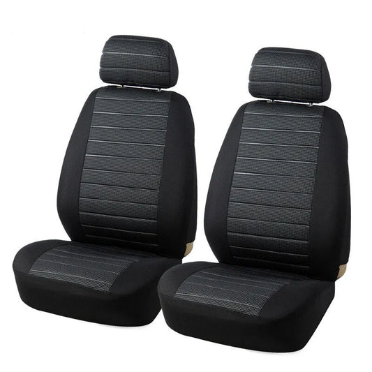 Fundas universales para asientos de coche, conjunto completo de tela para la mayoría de sedanes, furgonetas, SUVs, camiones, Protector de asientos delanteros y traseros