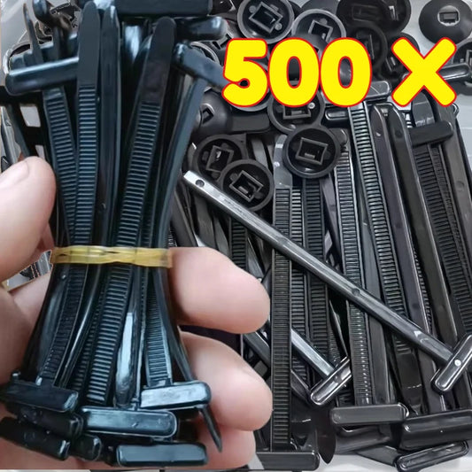 Bridas con cremallera de nailon multiusos, protectores de motor de coche, Clip de sujeción para Panel inferior, tornillo de repuesto, brida para cables autoblocante de alta resistencia