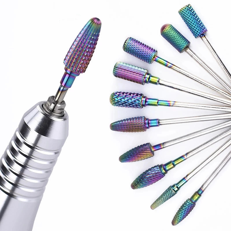 Brocas de carburo de tungsteno para uñas para manicura y pedicura