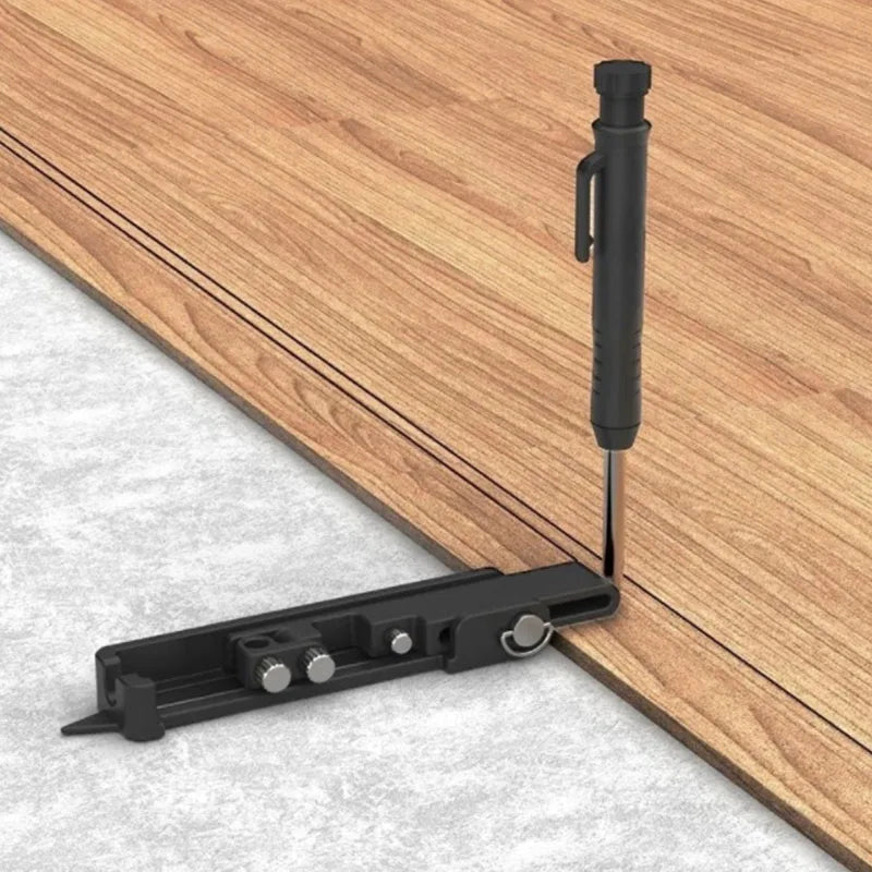 Regla de trazado para carpintería multifunción para medir y marcar madera