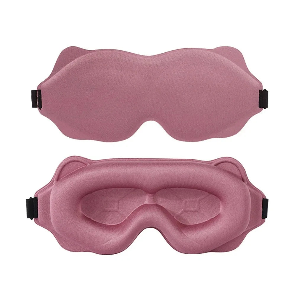 Antifaz 6D para Dormir, Bloquea la Luz, Ayuda para Dormir, Antifaz de Espuma Viscoelástica Suave, Antifaz para Siesta, Parche para Ojos