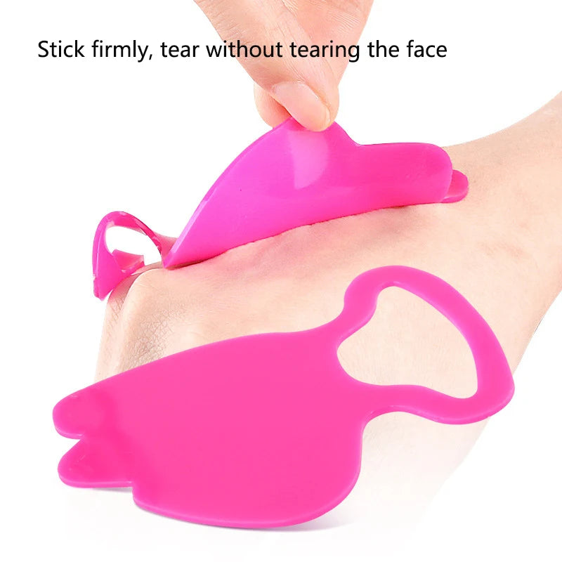 1/2 Parches Antiarrugas Reutilizables de Silicona, Almohadillas Faciales para Levantar el Rostro, Mejoran el Pliegue Nasolabial, Previenen la Flacidez de la Piel, Herramientas para el Cuidado de la Piel