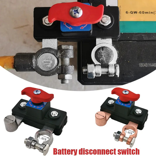 Interruptor de corte de batería de coche, aislador de desconexión, interruptor de corte de energía, Terminal de alimentación de batería de coche, piezas de interruptor de enlace