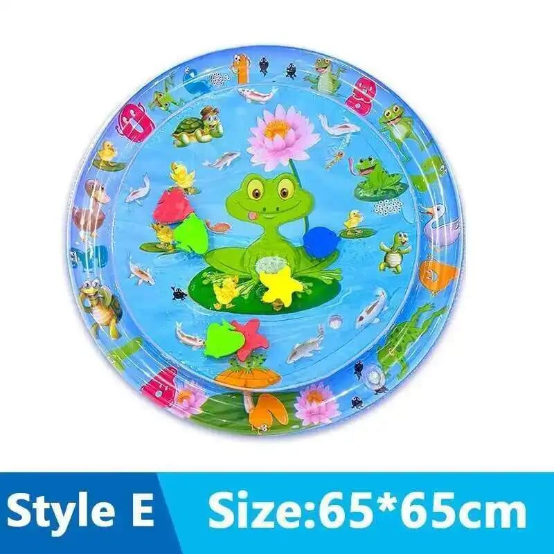 Alfombra de juego de agua sensorial para gatos con peces, cama de agua inflable gruesa para mascotas, juguete sensorial para jugar en perros, diversión interactiva