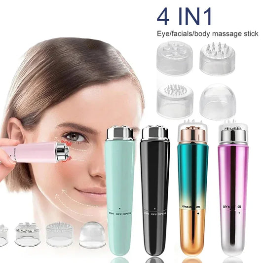 Masajeador de ojos eléctrico revitalizante - Herramienta de belleza con microvibración |   Reduce las ojeras alivia la hinchazón y promueve la relajación