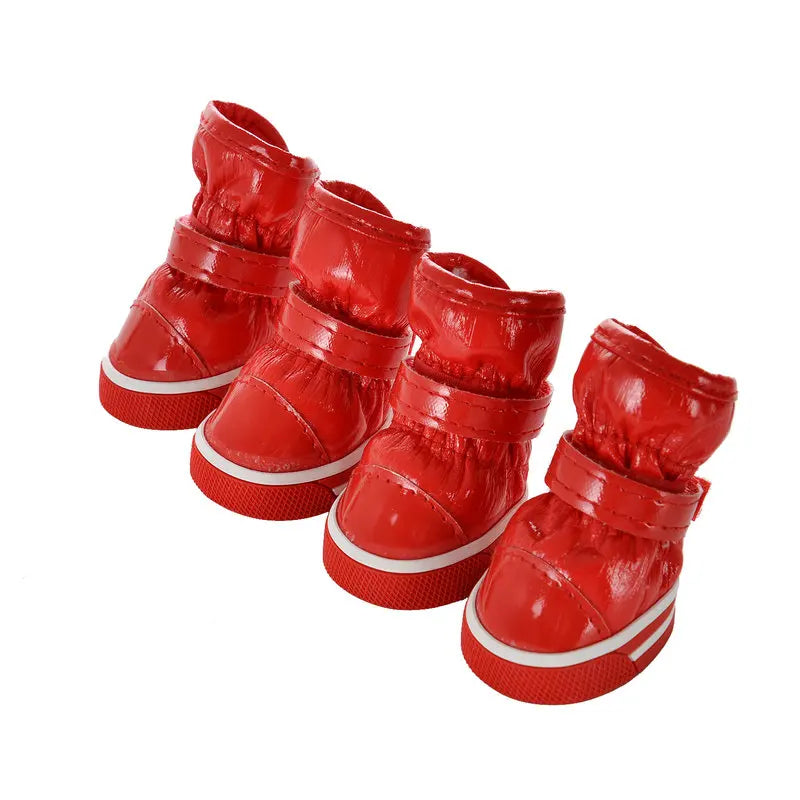 Zapatos de invierno para perros pequeños, zapatos cálidos de lana para cachorros, botas impermeables para la nieve, zapatos para Chihuahua, Yorkie, productos para mascotas