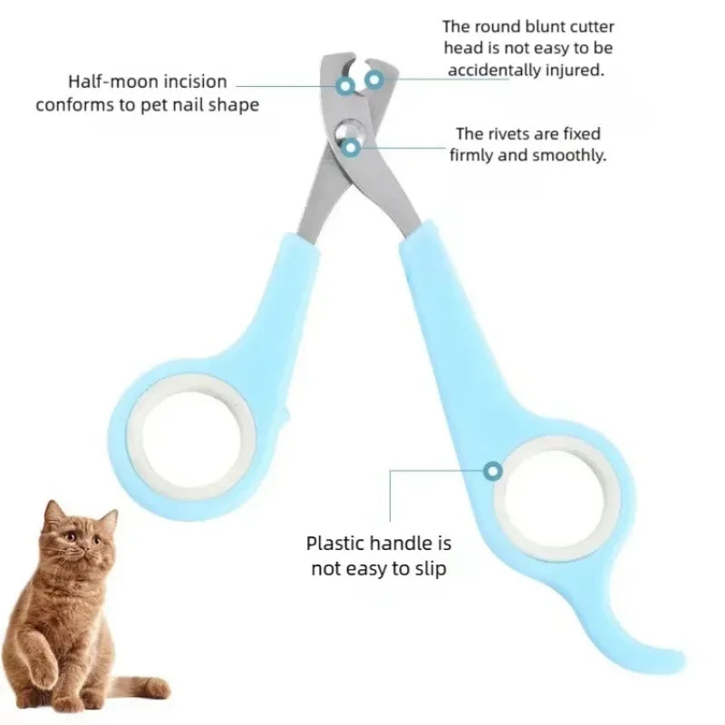 Cortauñas para Perros, Gatos y Cachorros, de Acero Inoxidable, Ahorra Esfuerzo, Tijeras para Recortar Uñas, Artículos Esenciales para el Cuidado de Mascotas en el Hogar