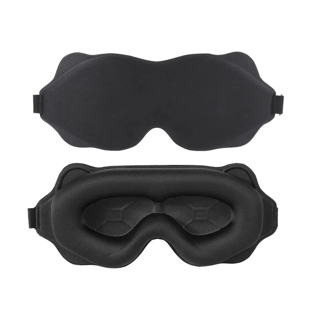 Antifaz 6D para Dormir, Bloquea la Luz, Ayuda para Dormir, Antifaz de Espuma Viscoelástica Suave, Antifaz para Siesta, Parche para Ojos