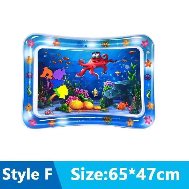 Alfombra de juego de agua sensorial para gatos con peces, cama de agua inflable gruesa para mascotas, juguete sensorial para jugar en perros, diversión interactiva
