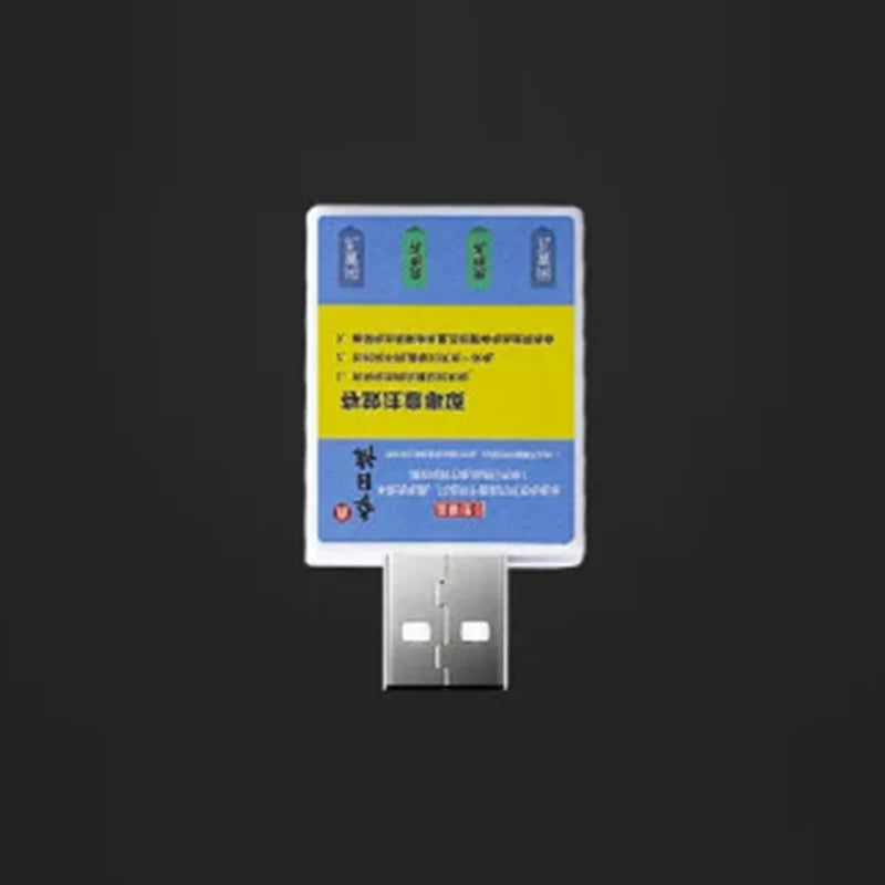Cargador USB CR425 para batería recargable de alarma de pesca