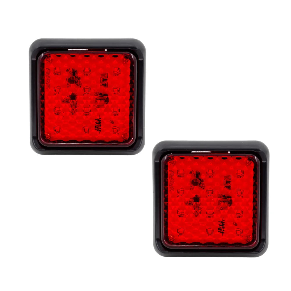 1/2 Uds 12V 24V luz trasera desmontable parada freno trasero función de señal de giro lámpara indicadora luz de marcha atrás para camión RV autobús