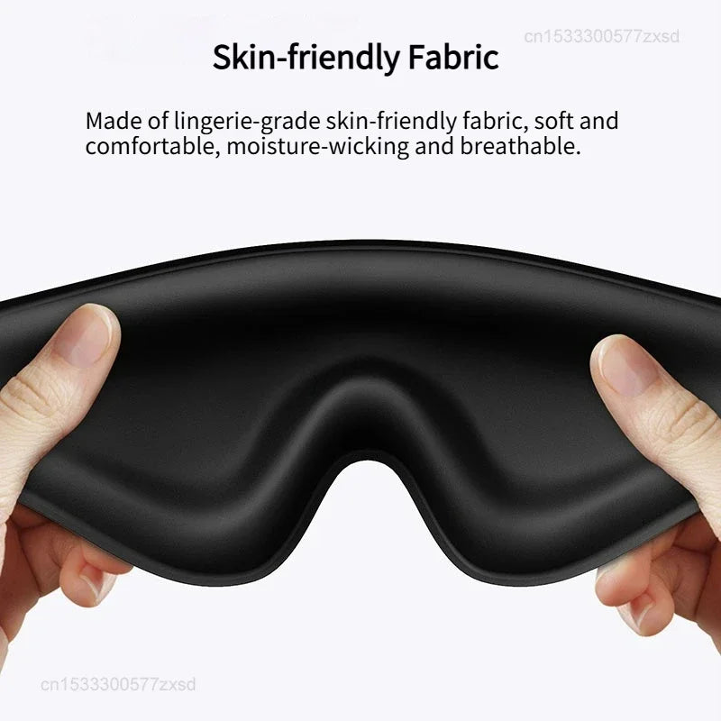 Antifaz para Dormir Dreamlight 3/4S, Ayuda para Dormir Estereoscópica 3D para Hombres, Mujeres y Adultos, Bloquea la Luz, Antifaz para Viajes