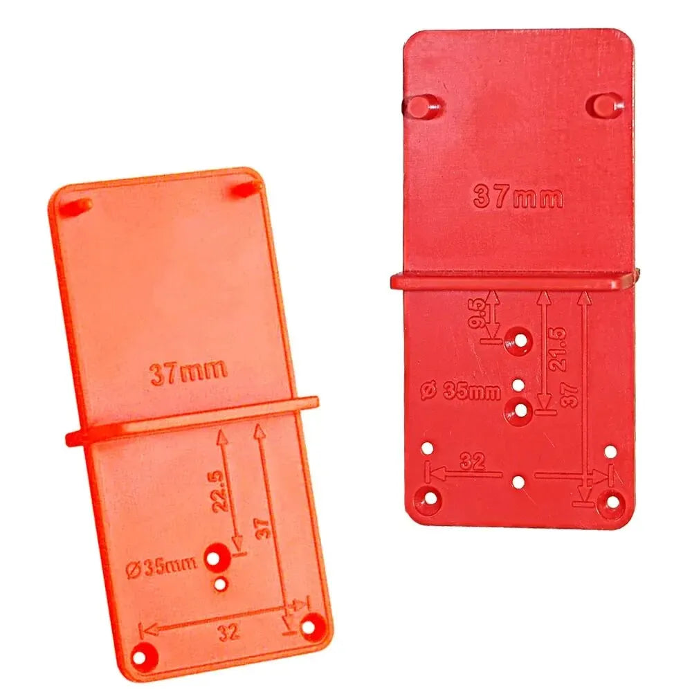 Plantilla para perforar bisagras 26/35/40 mm para puertas de muebles