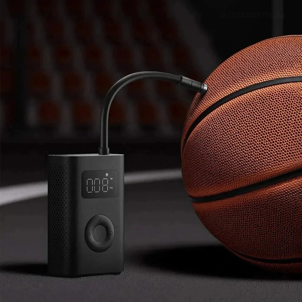 Xiaomi Mijia Air Pump 2 para bicicletas y bolas, preestablecido digital de presión de neumáticos, carga de parada automática, inflador multiherramienta tipo C