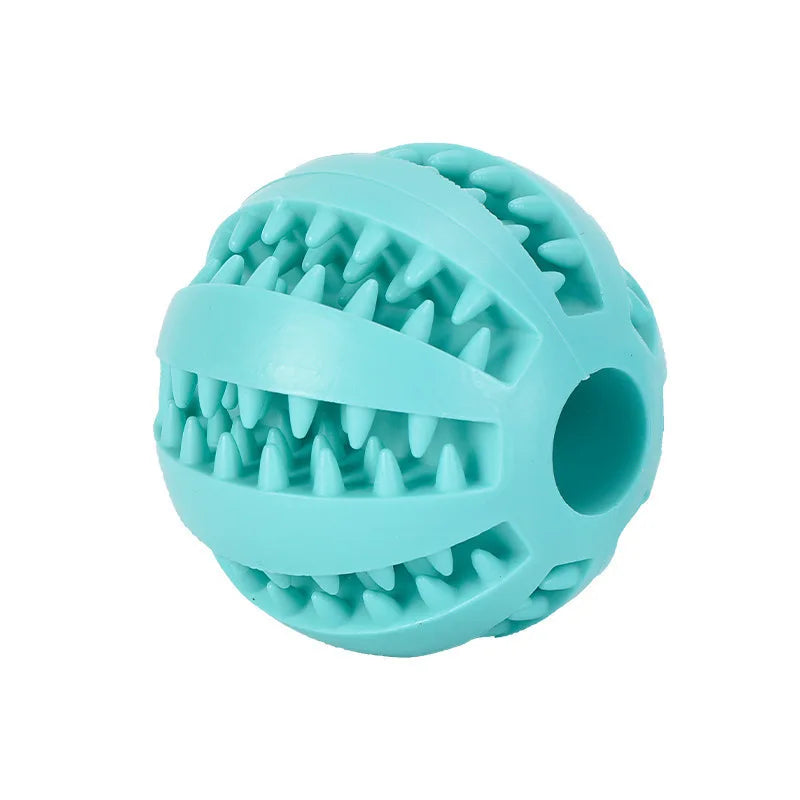 Pelota de Juguete para Perros, Pelotas Interactivas de Goma, Juguetes Masticables para Cachorros, Pelota para Limpieza de Dientes de Mascotas, Dispensador de Comida para Gatos y Mascotas, Pelotas de Silicona de Juguete