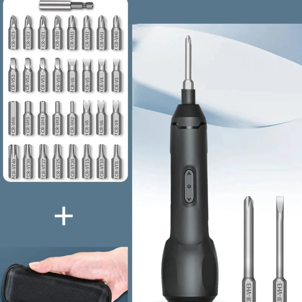 Destornillador eléctrico inalámbrico 3.6V con 12 bits para electrónica
