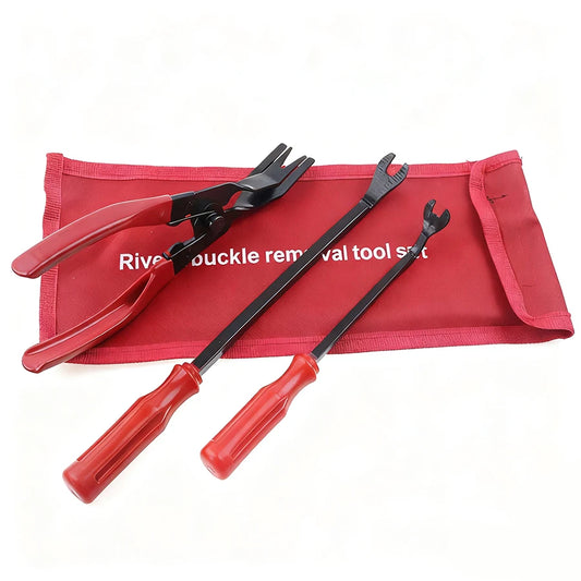 Juego de alicates con Clip para coche, herramienta de extracción de sujetadores, Kit de herramientas de extracción de embellecedor automático, juego de herramientas de palanca, Kit de reparación de tablero de Panel de pue