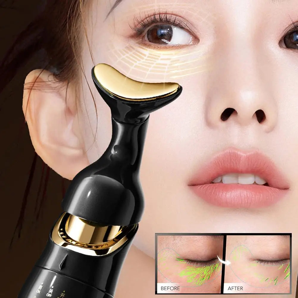 Masajeador Facial 3 en 1, masaje Facial para cuello y ojos, línea en V, masajeador de Estiramiento Facial, eliminación de arrugas antienvejecimiento, dispositivo de belleza de la piel para el hogar