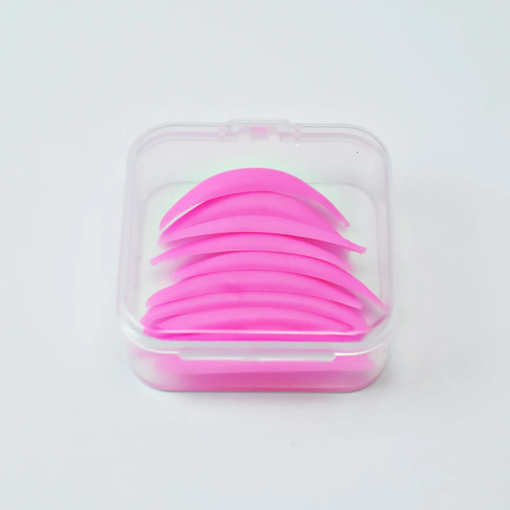 Kit de levantamiento de pestañas reutilizable, almohadilla de laminación de silicona, varillas para permanente de pestañas, extensión de pestañas postizas 3D, rizador, herramienta de maquillaje, 10 Uds.