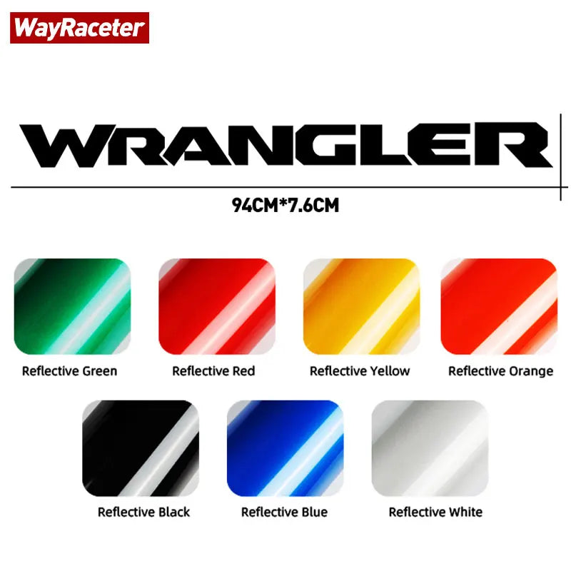 1 unidad de pegatina de vinilo para parabrisas delantero de coche, pegatina creativa para ventana de parabrisas para Jeep Wrangler JK JL TJ YJ CJ, accesorios ilimitados