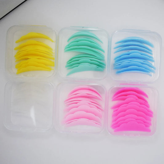Kit de levantamiento de pestañas reutilizable, almohadilla de laminación de silicona, varillas para permanente de pestañas, extensión de pestañas postizas 3D, rizador, herramienta de maquillaje, 10 Uds.