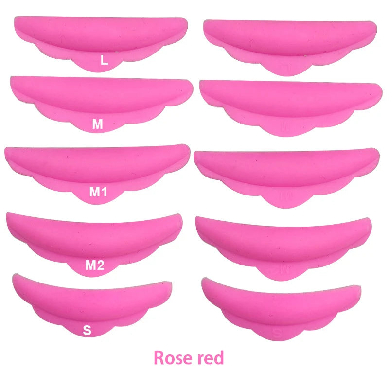 Kit de levantamiento de pestañas reutilizable, almohadilla de laminación de silicona, varillas para permanente de pestañas, extensión de pestañas postizas 3D, rizador, herramienta de maquillaje, 10 Uds.