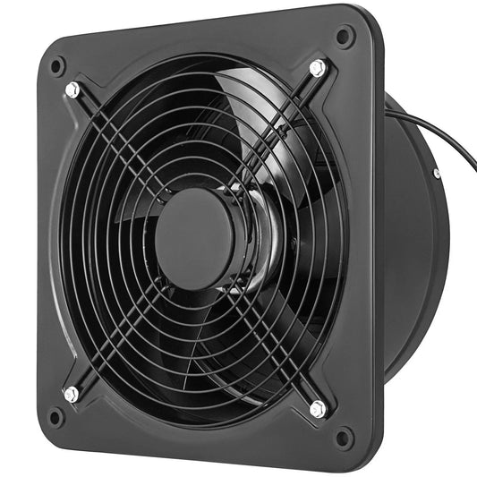 "Commercial Metal Axial Exhaust Air Blower Fan 300mm-Ball Bearing Roof Mount 110V/220V"