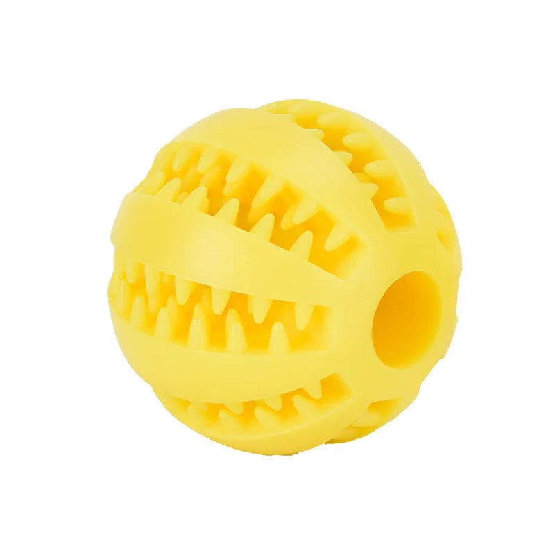 Pelota de Juguete para Perros, Pelotas Interactivas de Goma, Juguetes Masticables para Cachorros, Pelota para Limpieza de Dientes de Mascotas, Dispensador de Comida para Gatos y Mascotas, Pelotas de Silicona de Juguete