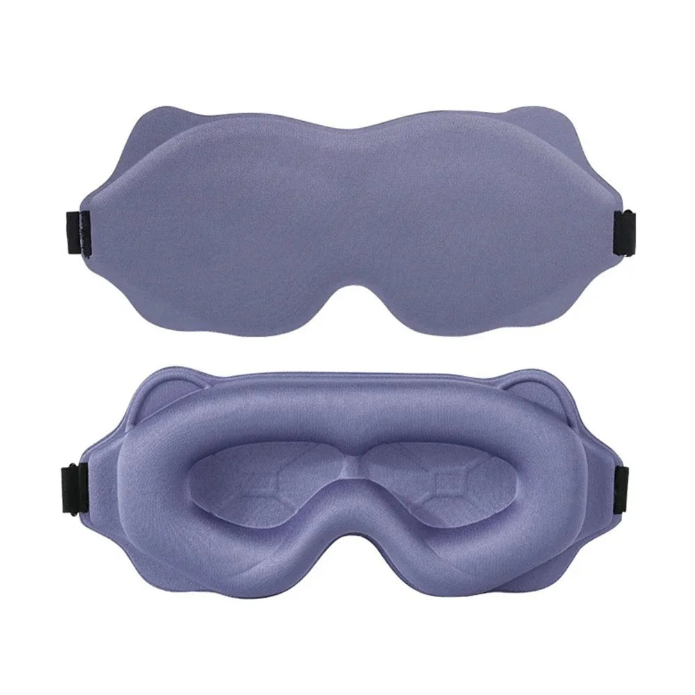 Antifaz 6D para Dormir, Bloquea la Luz, Ayuda para Dormir, Antifaz de Espuma Viscoelástica Suave, Antifaz para Siesta, Parche para Ojos