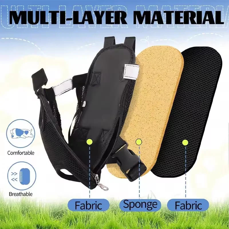 Mochila Transpirable de Malla para Mascotas, Porta Mascotas Delantero Manos Libres para Perros y Gatos, Ideal para Viajes al Aire Libre, Senderismo, Cachorros Pequeños y Gatitos - ¡Producto de Gran Venta!