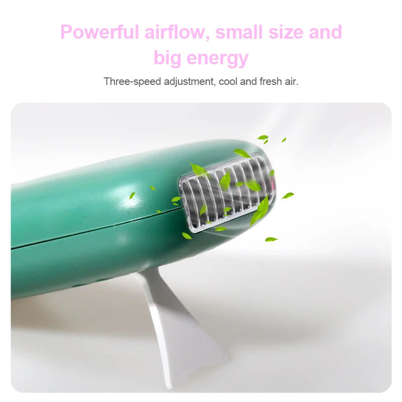 Secador de pestañas, ventilador especial de secado rápido para injerto, Mini aire acondicionado portátil, secador para alargar pestañas, soplador de pegamento