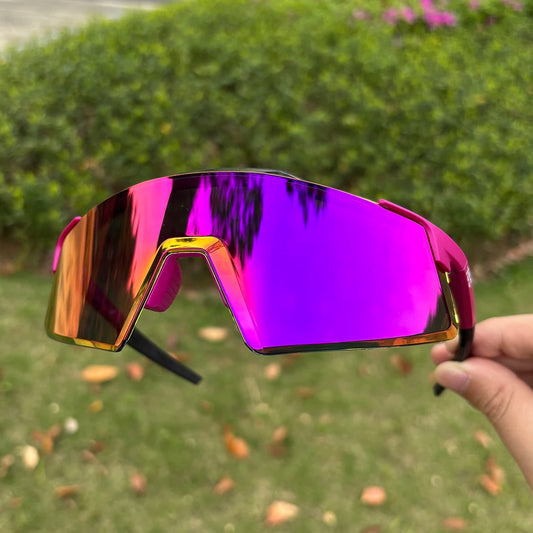 Gafas de sol de última moda con lentes HD UV400, gafas de ciclismo MTB para hombre, gafas de ciclismo de carretera a prueba de viento para deportes al aire libre para mujer