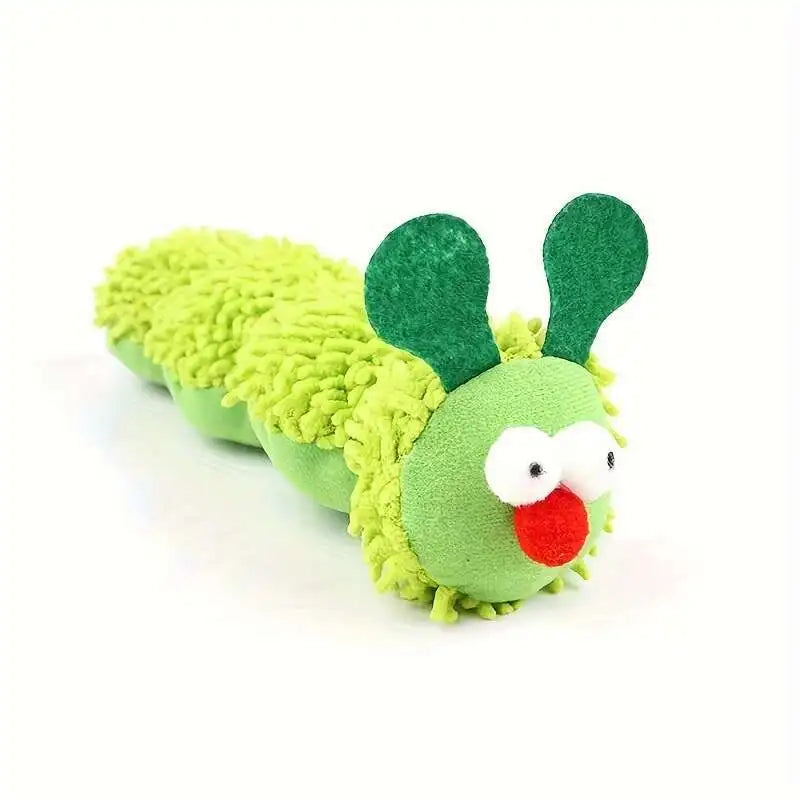 Juguetes para gatos: Juguete molar de oruga con hierba gatera, juguete interactivo de Silvervine para gatos, juguete para limpiar el hocico de gatitos, accesorios para mascotas