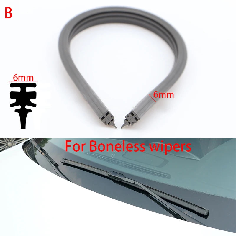1x recambio de tira de goma para limpiaparabrisas para infiniti q50 qx50 fx fx35 fx37 accesorios de limpiaparabrisas de coche