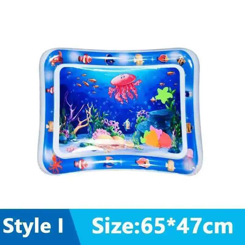 Alfombra de juego de agua sensorial para gatos con peces, cama de agua inflable gruesa para mascotas, juguete sensorial para jugar en perros, diversión interactiva