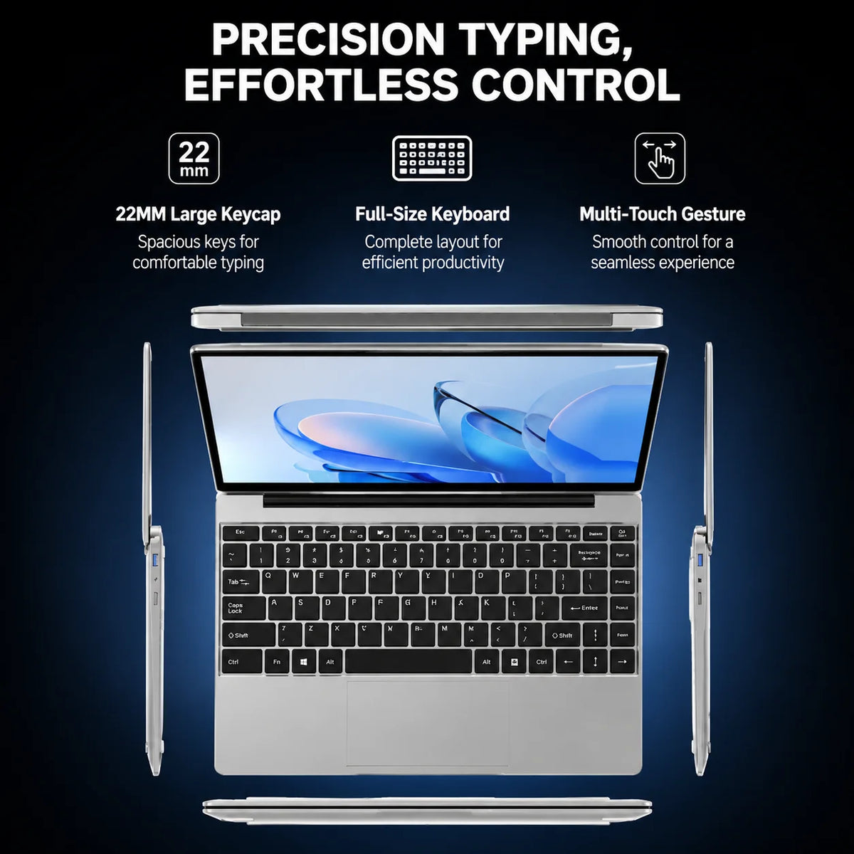 LENO Ultra Slim Laptop de 14.1 pulgadas Intel Core i7 8650U 32GB 2TB Windows 11 Pro Computadora para juegos PC Gamer Notebook de oficina 1920*1080 HD