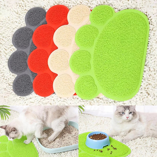 Nueva Alfombra para Arenero de Gatos, Tapete Antideslizante para Comida de Mascotas, Cojín Antisalpicaduras, Alfombra para Jaulas de Gatos, Tapete para Patas de Perros, Productos para Mascotas
