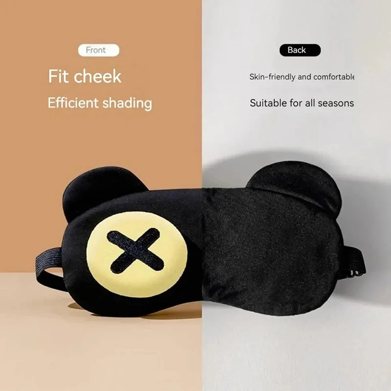 Máscara de Ojos para Dormir, Relajante, Alivia la Fatiga Ocular, Compresa Cálida, Cómoda de Usar, para Niños y Estudiantes